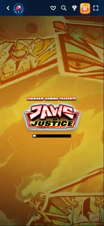 Active Jaws of Justice gameplay showing Laser Shark firing on bottom row